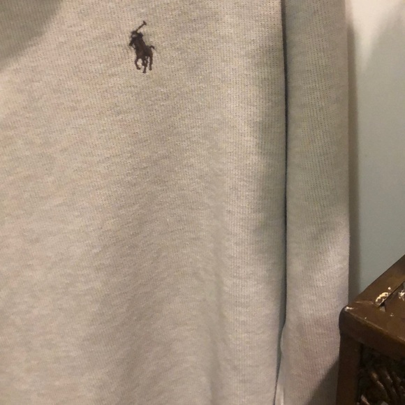 Ralph Lauren long sleeve polo cotton neutral color - Picture 3 of 3